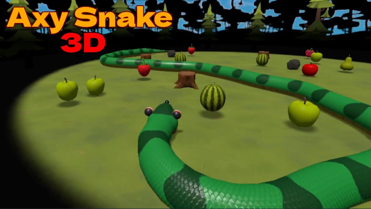 New Axy Snake 3D Gameplay 2024 🐍KhurbaaPLAYS