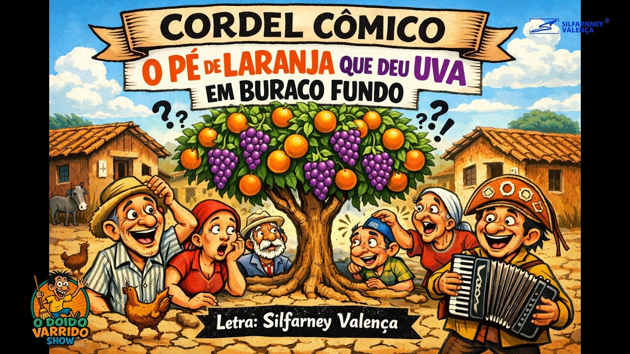🎶 CORDEL – O PÉ DE LARANJA QUE DEU UVA | 𝓢𝓲𝓵𝓯𝓪𝓻𝓷𝓷𝓮𝔂 𝓥𝓪𝓵𝓮𝓷𝓬̧𝓪