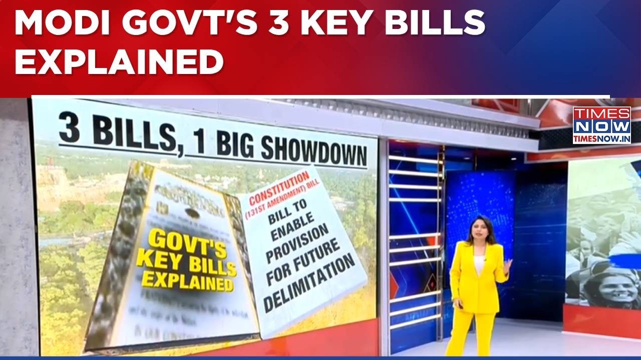Showdown Between Modi Govt & Oppn Over 3 Bills: Here's All About Delimitation, Nari Shakti Bills