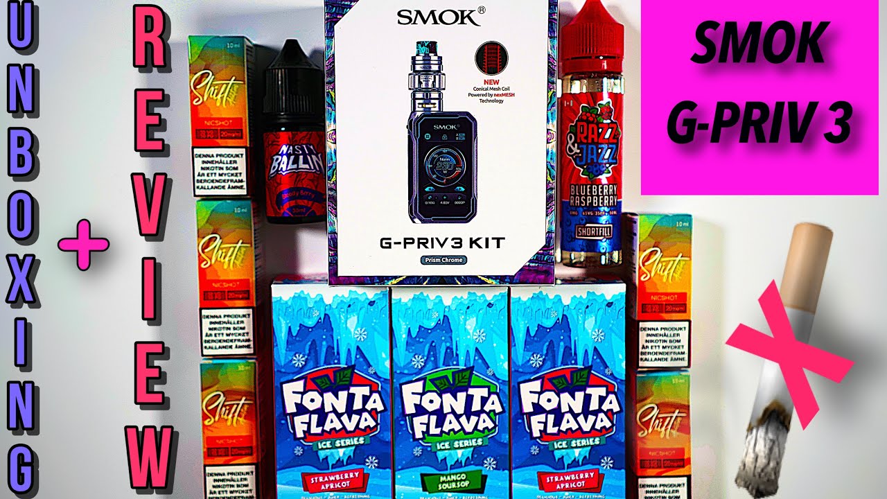 Smok G-Priv 3 Vape Unboxing&Review | 4K