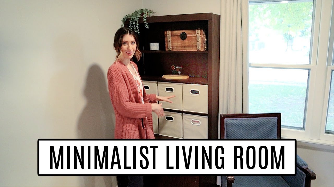 *NEW* Minimalist Living Room Makeover! | Extreme Declutter & Organize Series 2021 | Messy to Minimal