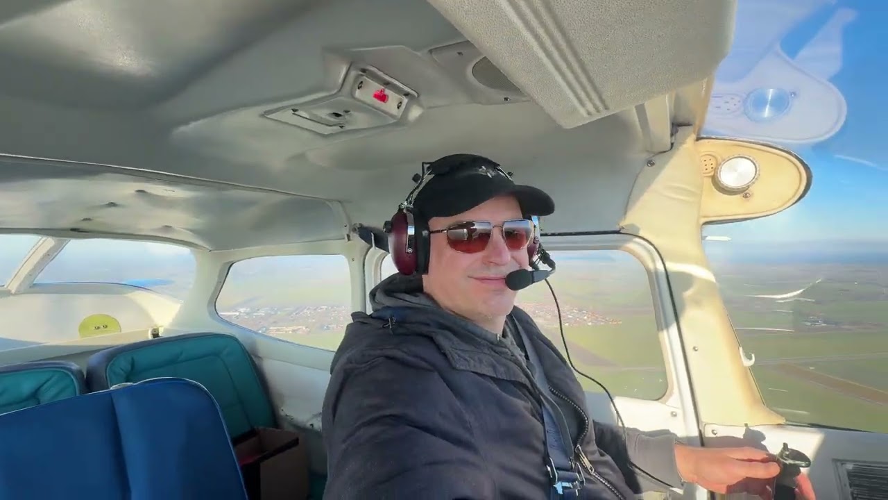 Cold day above North Holland