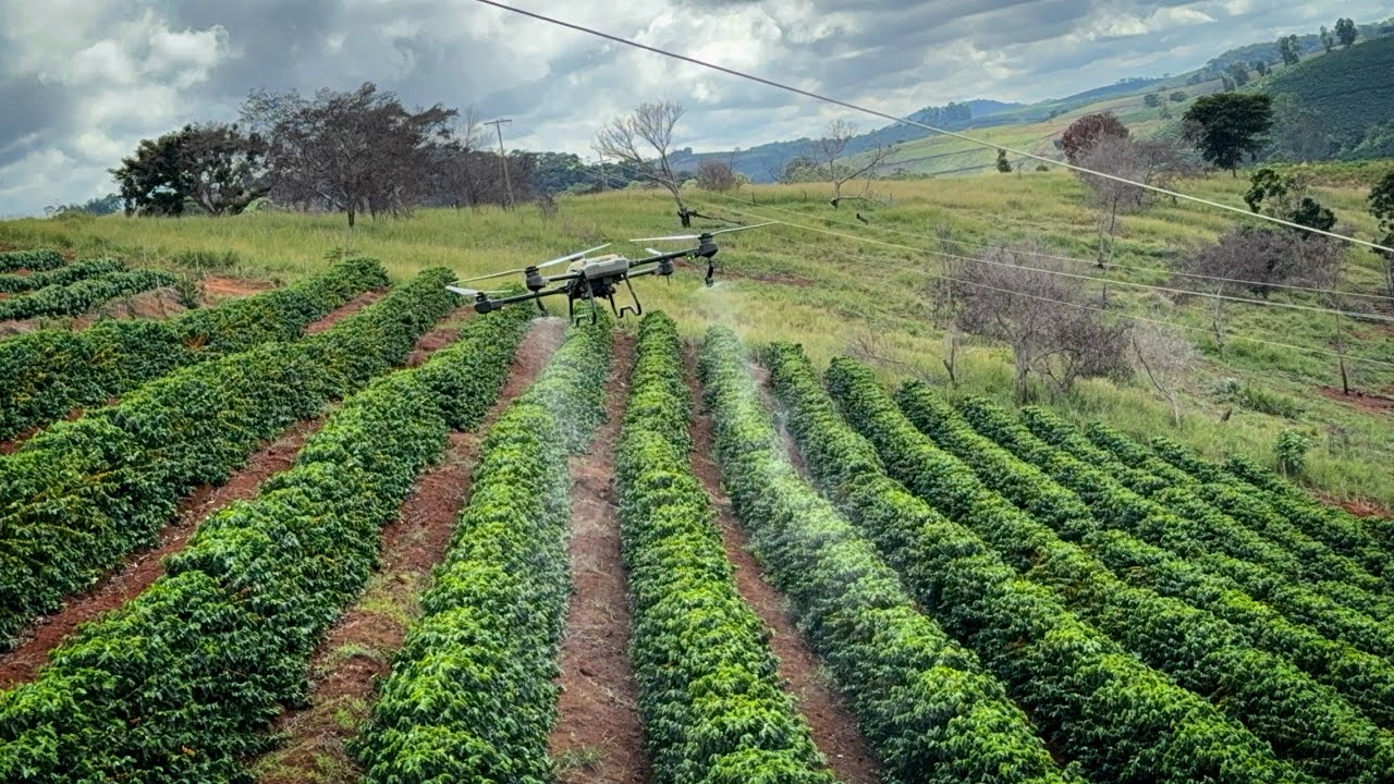 PULVERIZAÇÃO DE DRONE