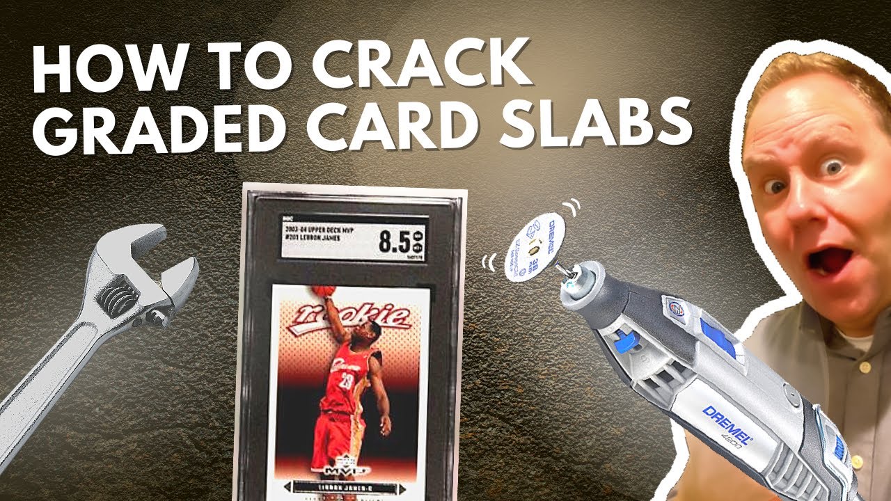 How To Crack Your Graded Card Slabs With Ease | Wrench vs Dremel