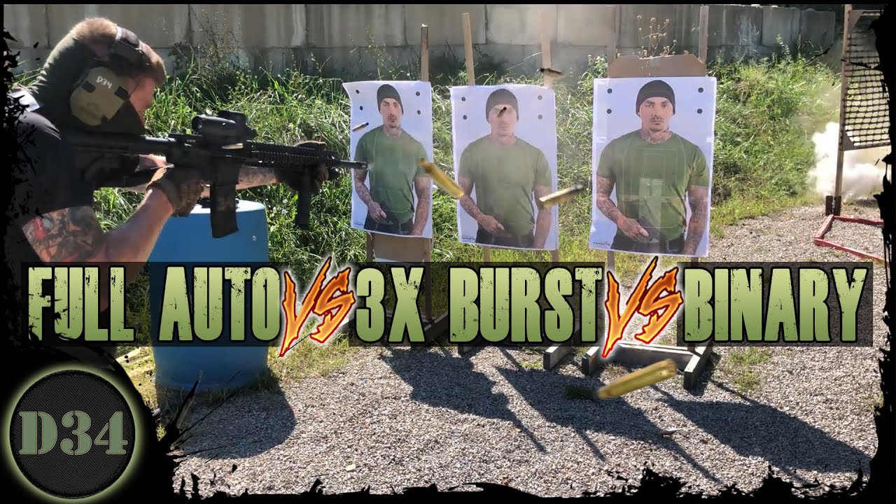 Full auto VS 3 round burst VS Binary PART 1
