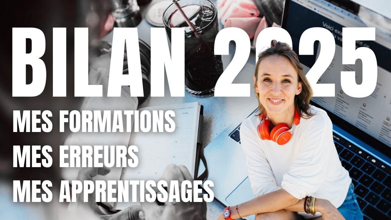Bilan 2025 : les erreurs, les apprentissages et pourquoi la pression m’a éloignée de mes objectifs