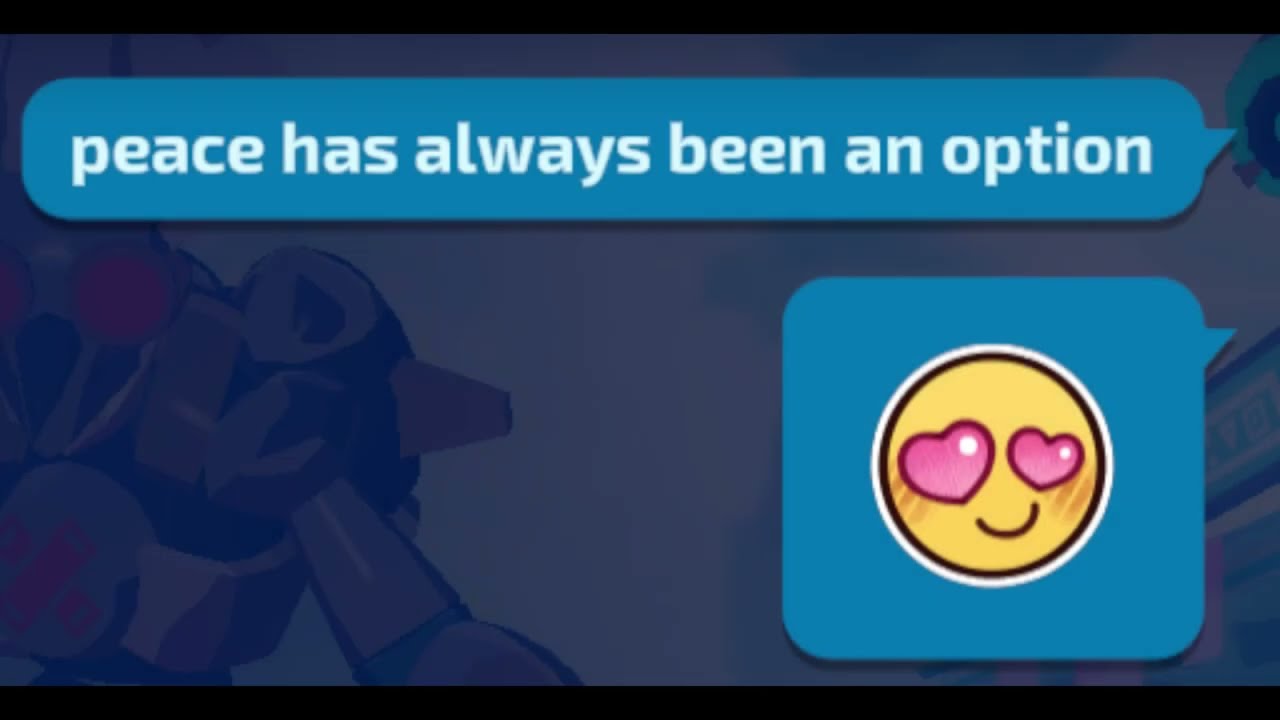 Peace has always been an option