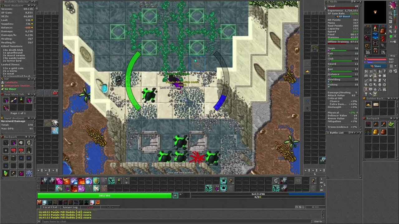Procando Avatar Corcerer Tibia