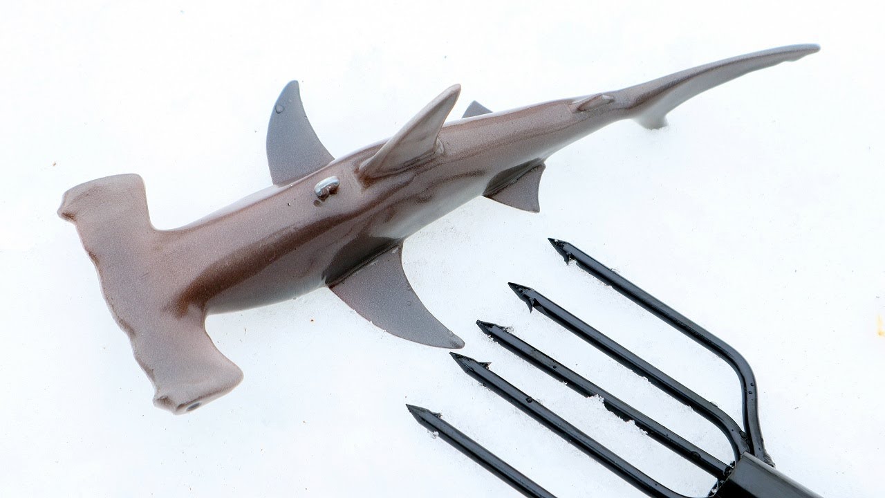 Making a Hammerhead Shark Ice Fishing Decoy