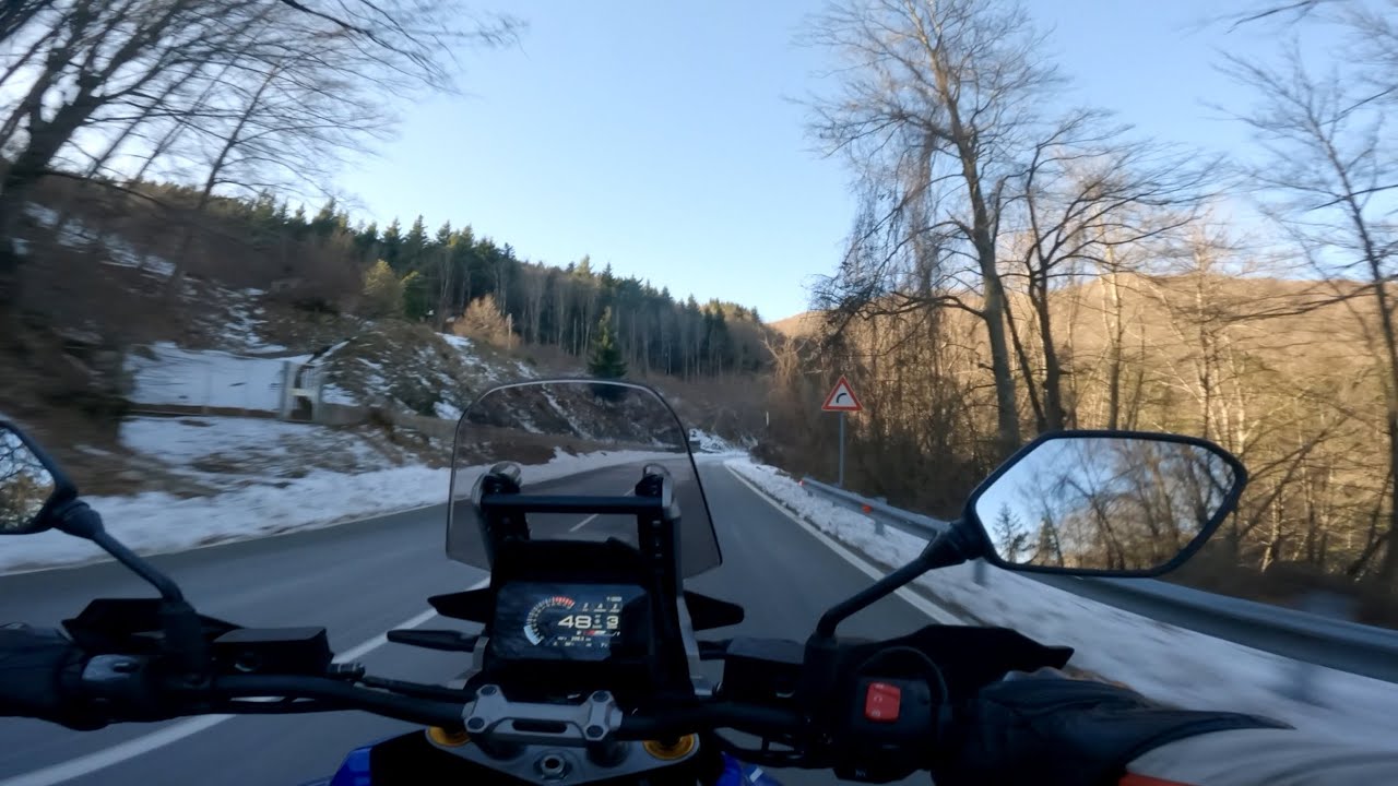 VSTROM 1050 DE - MIVV Exhaust [HD RAW Onboard]