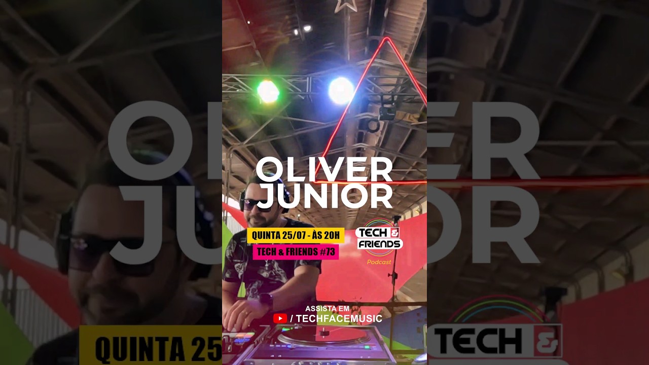 Quinta (25/07), &agrave;s 20 horas, tem Oliver Junior no nosso podcast - e sorteio de Combo de Vodka!