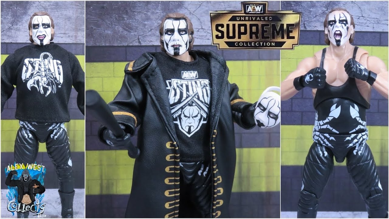 AEW Jazwares Unrivaled Supreme Collection Walmart Exclusive Sting Figure Review!