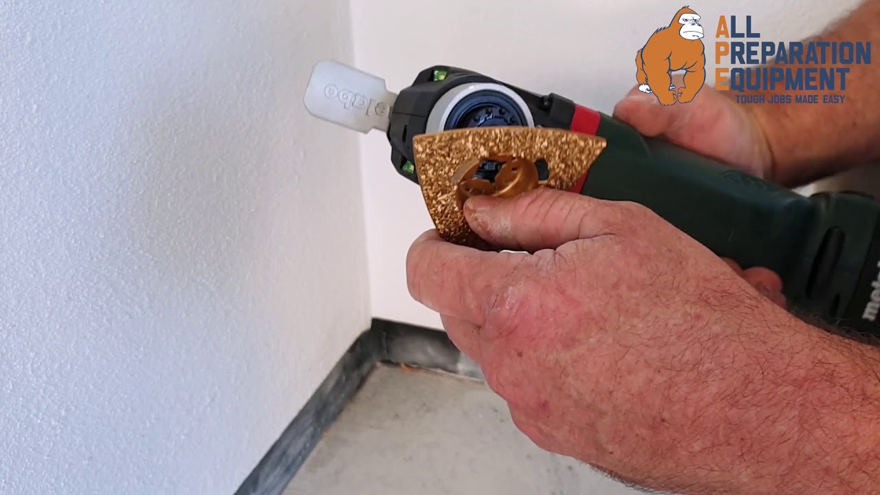 Corner Grinding with the Carbide Rasp and Multi Tool