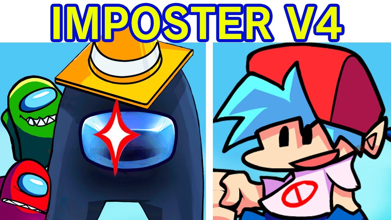 Friday Night Funkin' VS Impostor V4 FULL WEEK + Cutscenes (FNF Mod) (Among Us Secret)