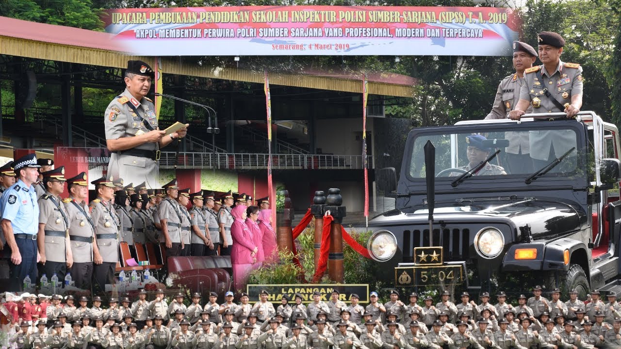 UPACARA PEMBUKAAN PENDIDIKAN SIPSS TAHUN 2019 DI AKPOL