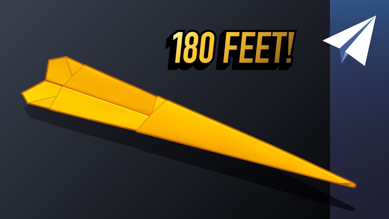 How to Make an EPIC Paper Airplane that Flies SUPER FAR! &mdash; Quill &mdash; Designed by Will Barron.