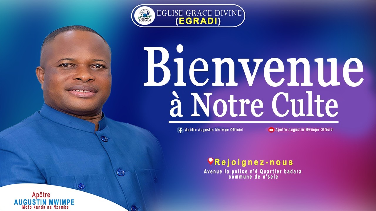 RECOMMANDATION DE PRIERE de 00h00 à 13h00,le 15 février 2026: L'HOMME DE DIEU APOTRE AUGUSTINMWIMPE.