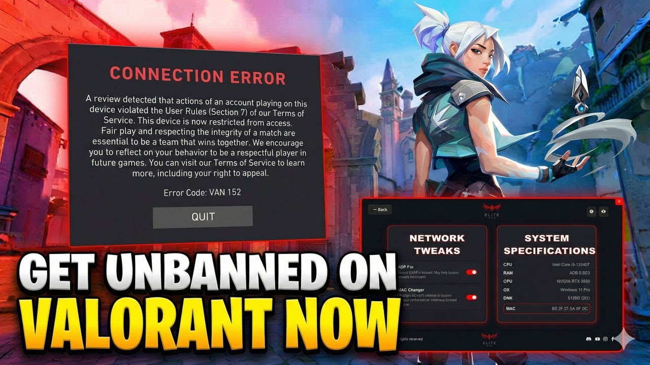 🔴 HOW TO GET UNBANNED ON VALORANT (2026) | Fix VAN 152 Error Fast!