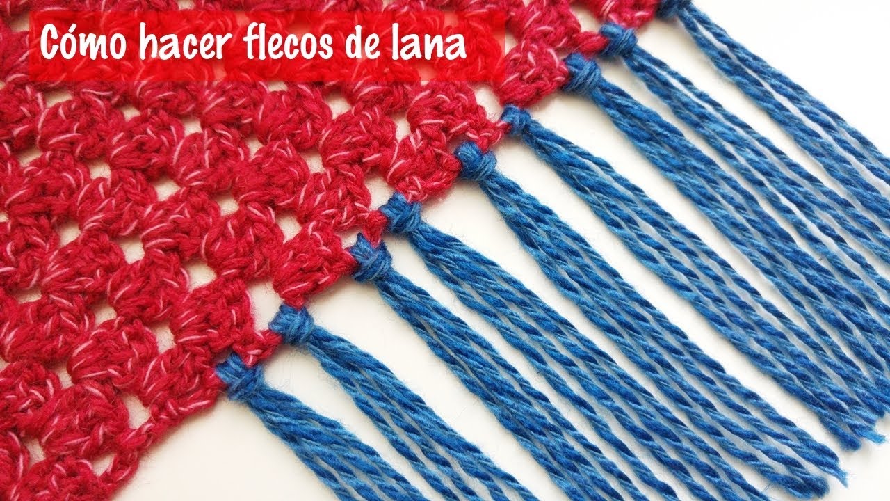 Cómo hacer flecos y aplicarlos a nuestros tejidos