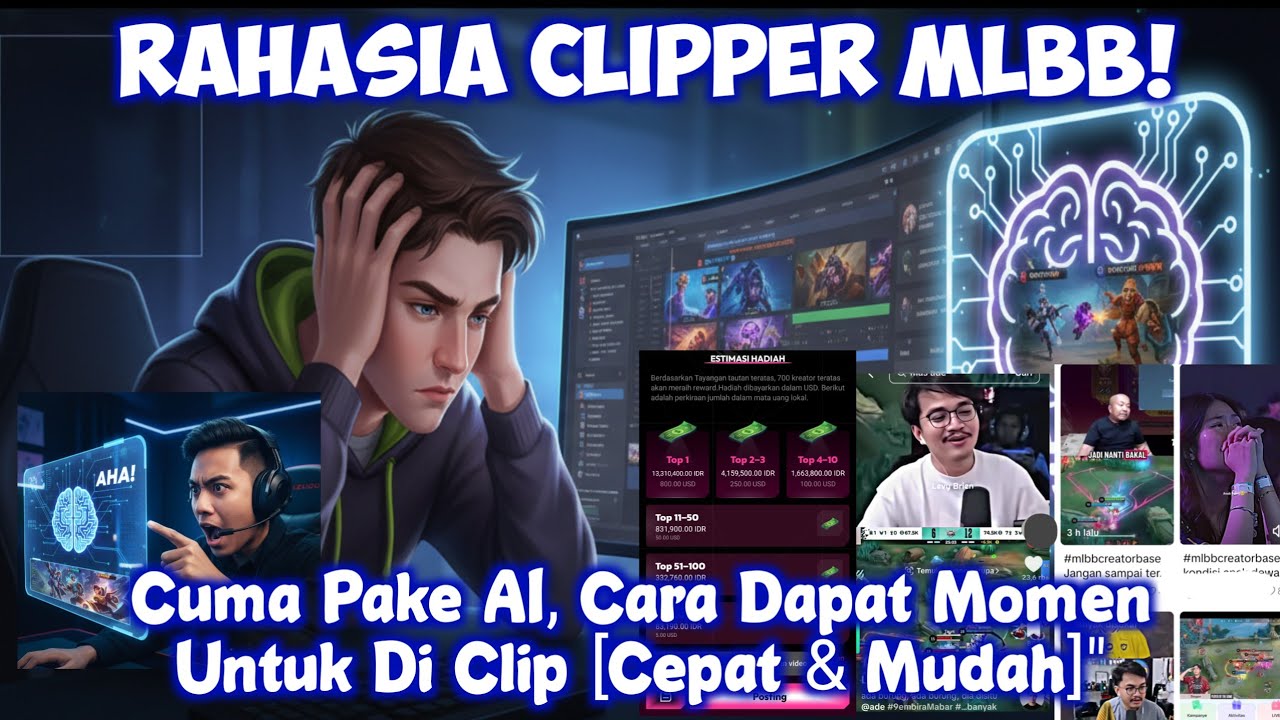 Cara Cari Moment Clipper Streamer Mlbb Pake AI! (Dijamin Cepat & Mudah)