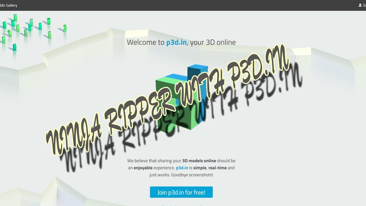 RIPPING WITH NINJA FROM P3D.IN SITE - TUTORIAL