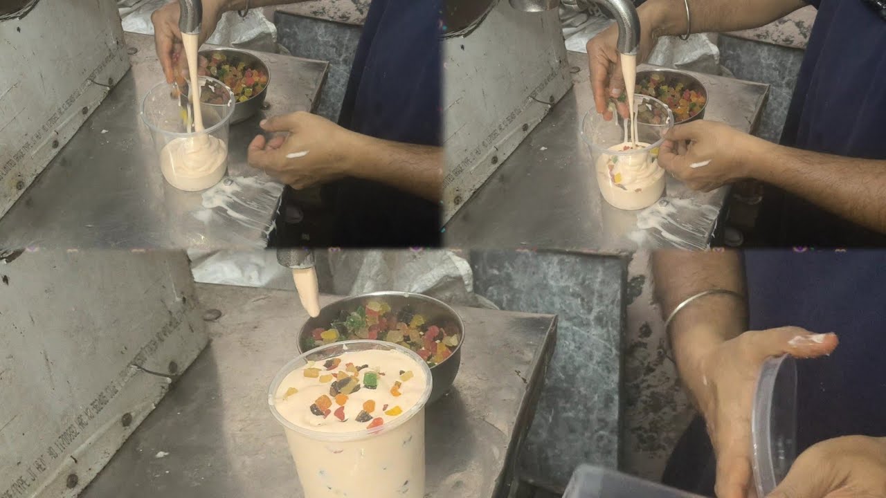 Tutti fruti ice cream make  with home made stabilizer।Home made ice cream stabilizer।