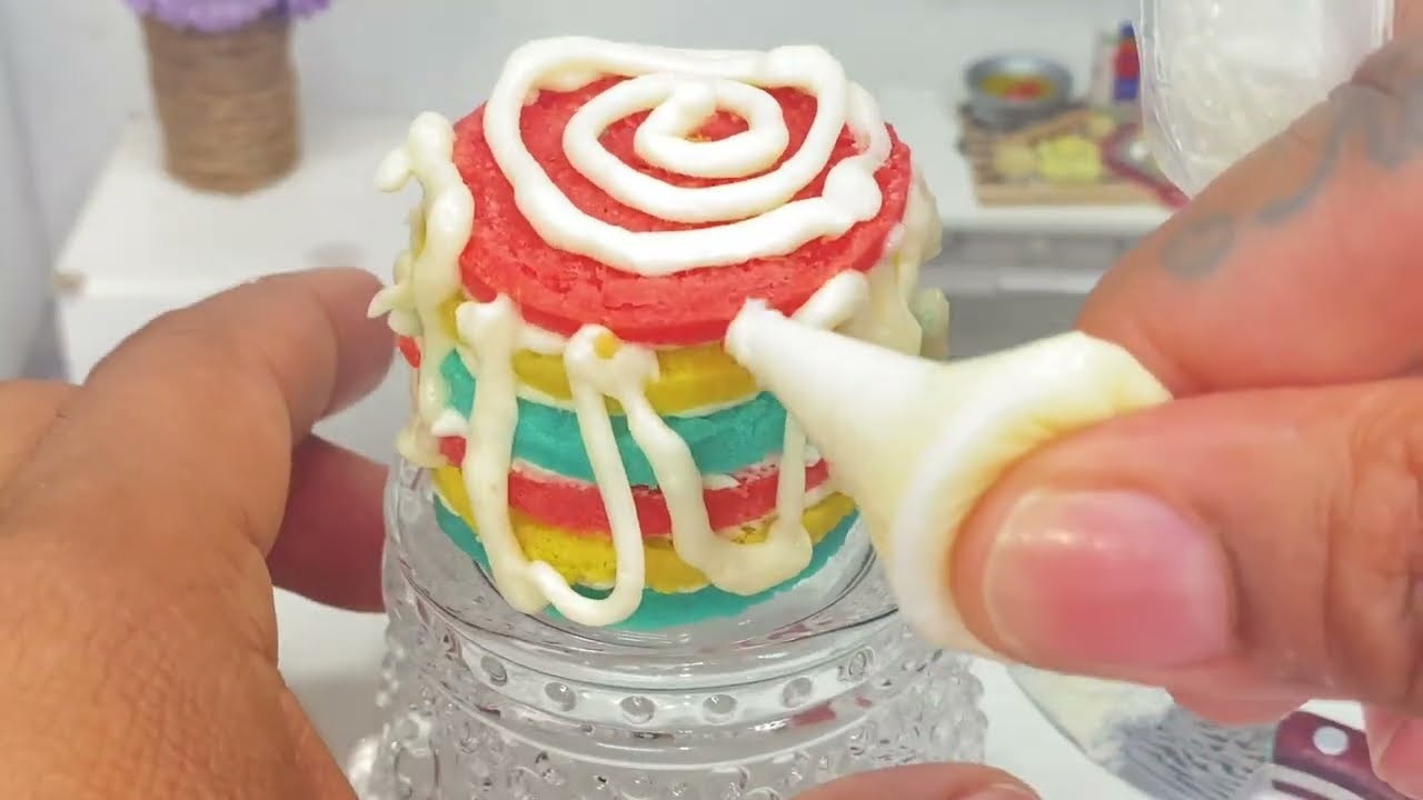 Satisfying Miniature Unicorn Velvet Cake | Wonderful Pastel Miniature Unicorn Cake 