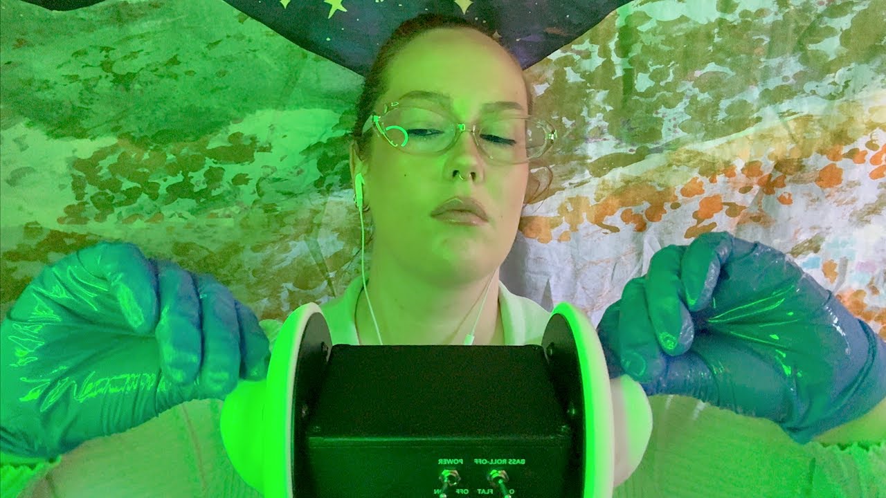 ASMR | Ear Massage & Palpation - With & Without Oil, Ear Cupping, No Talking, Gloves + Clean Up!