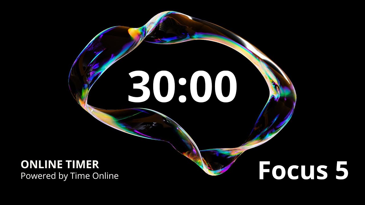 30 Minute Productivity Timer &ndash; Stay Focused | Time Online