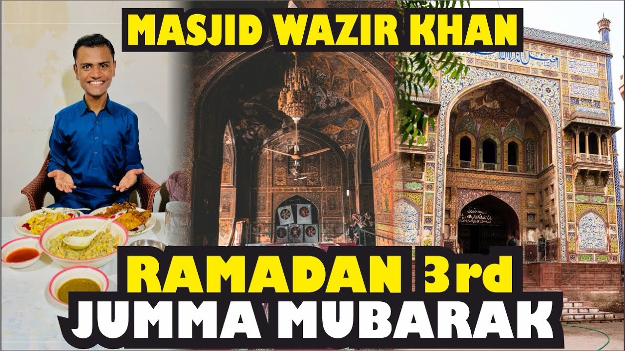 Ramzan Ka 3rd Jummah At Wazir Khan Mosque Lahore | Itni Zyada Crowd Dekh Kar Hairan Ho Gaya 😱