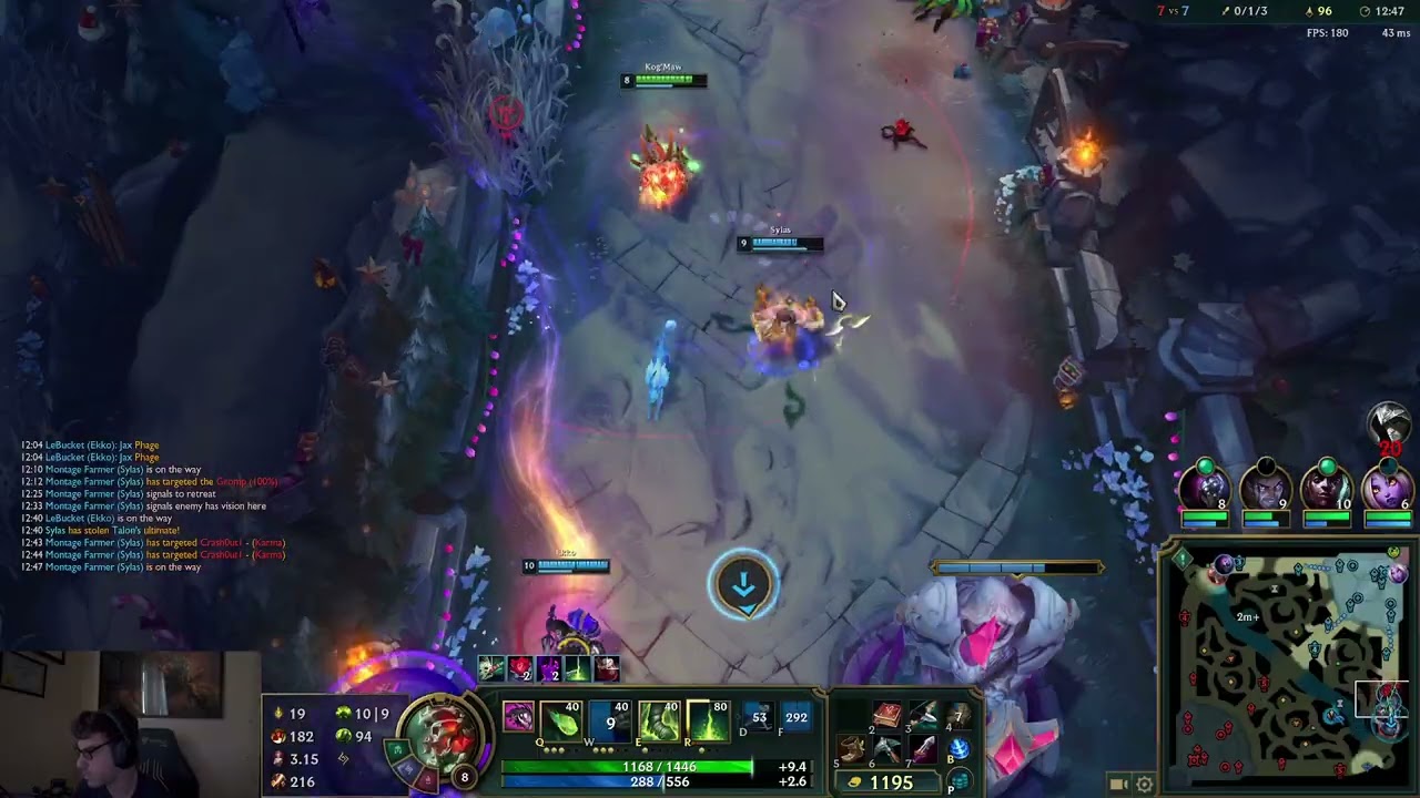 Season 15 Kog'maw (AD) Gameplay Ep. 8: Kog/Raka vs Aphelios/Karma