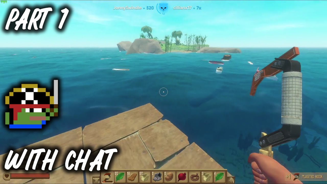 Lirik plays Raft [Part 1]
