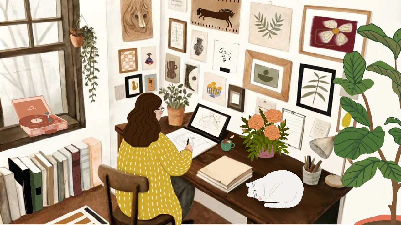 Serene Studio | Aesthetic Lofi Mix for Peaceful Evenings