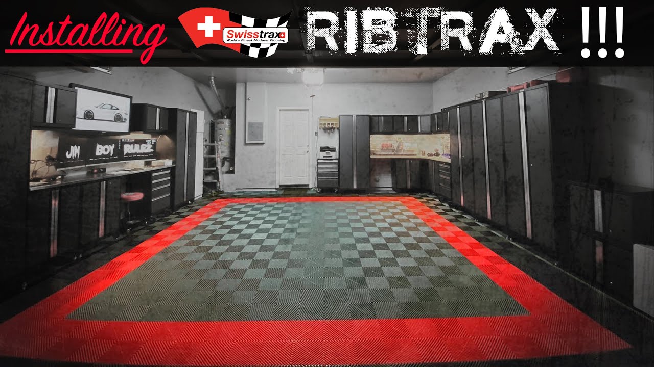 Installing SWISSTRAX flooring in my Garage