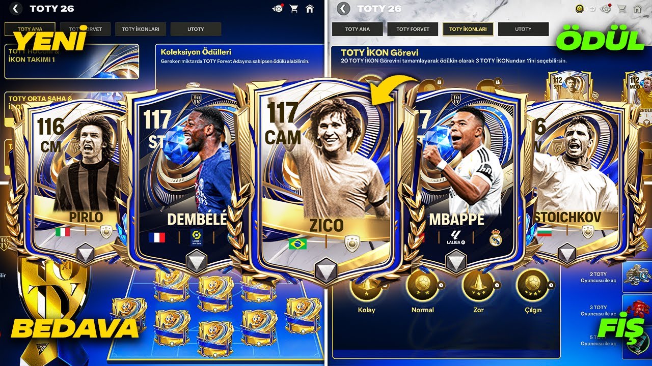 EA HERKESE BEDAVA TOTY VERİYOR! HEMEN AL! YENİ ETKİNLİK GELDİ! | FC MOBILE