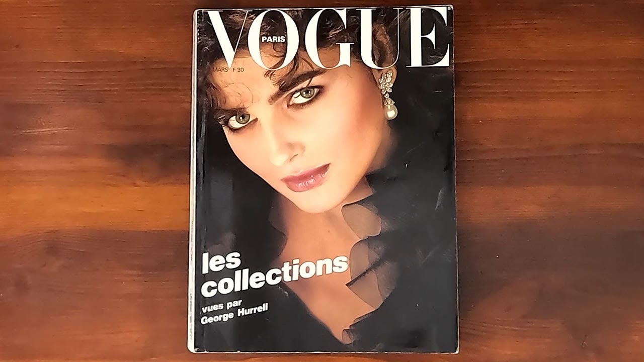 1981 March ASMR Magazine Flip Through: French Vogue w Eva Voorhis