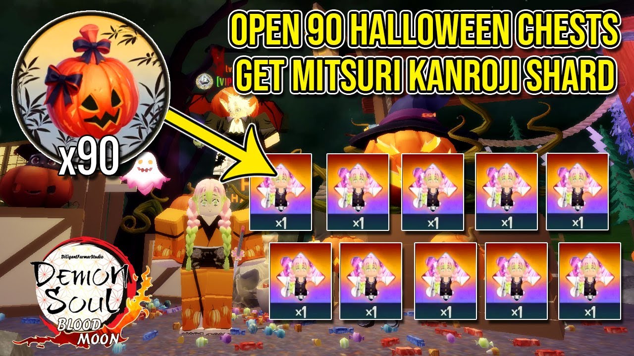Demon Soul Simulator | Open 90 Halloween Chests get Mitsuri Kanroji shard