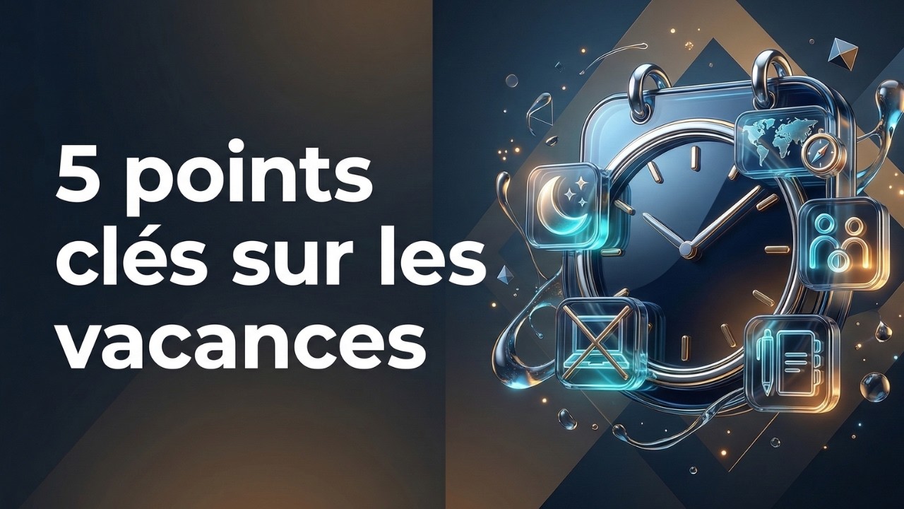 Vacances : quels sont vos droits au travail ?