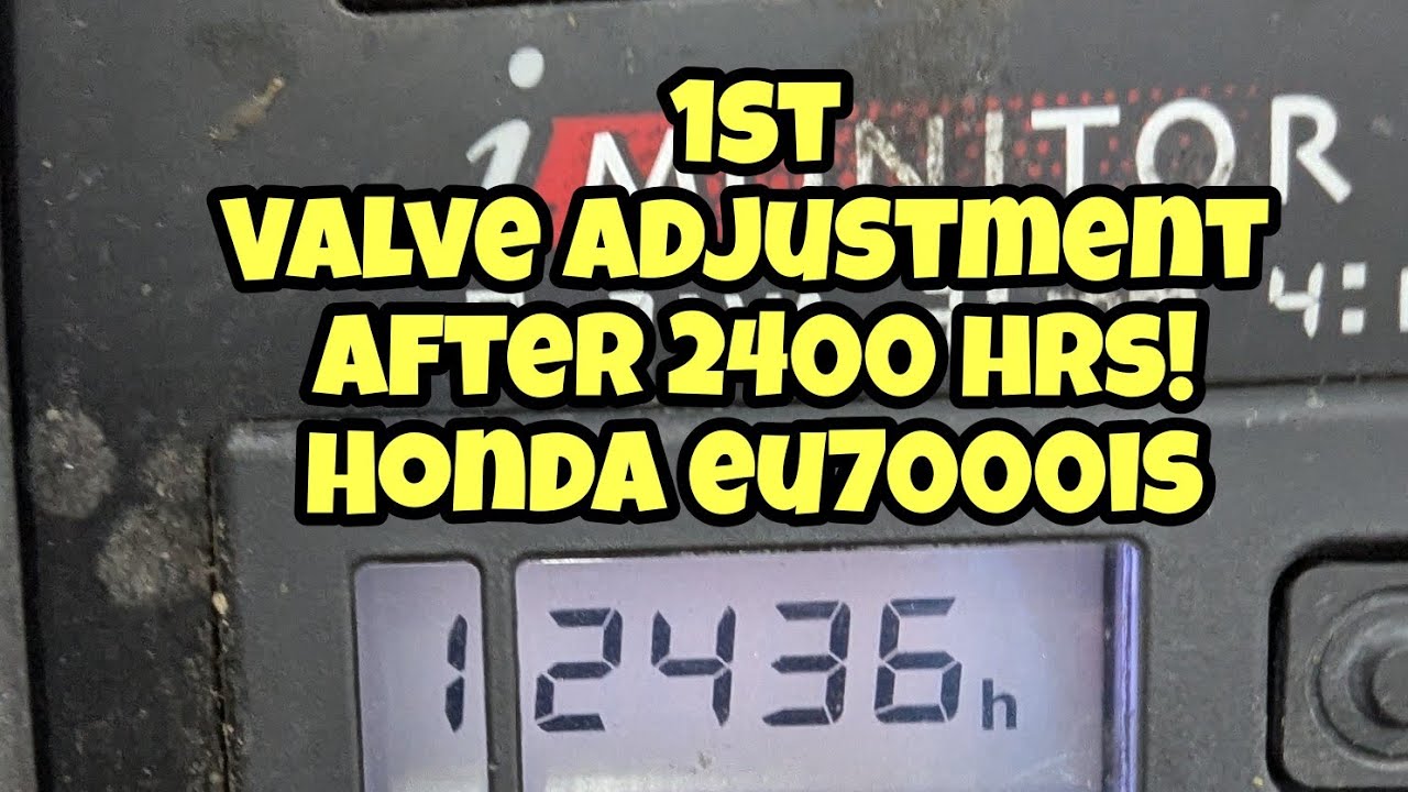 регулировка клапана генератора Honda EU7000IS