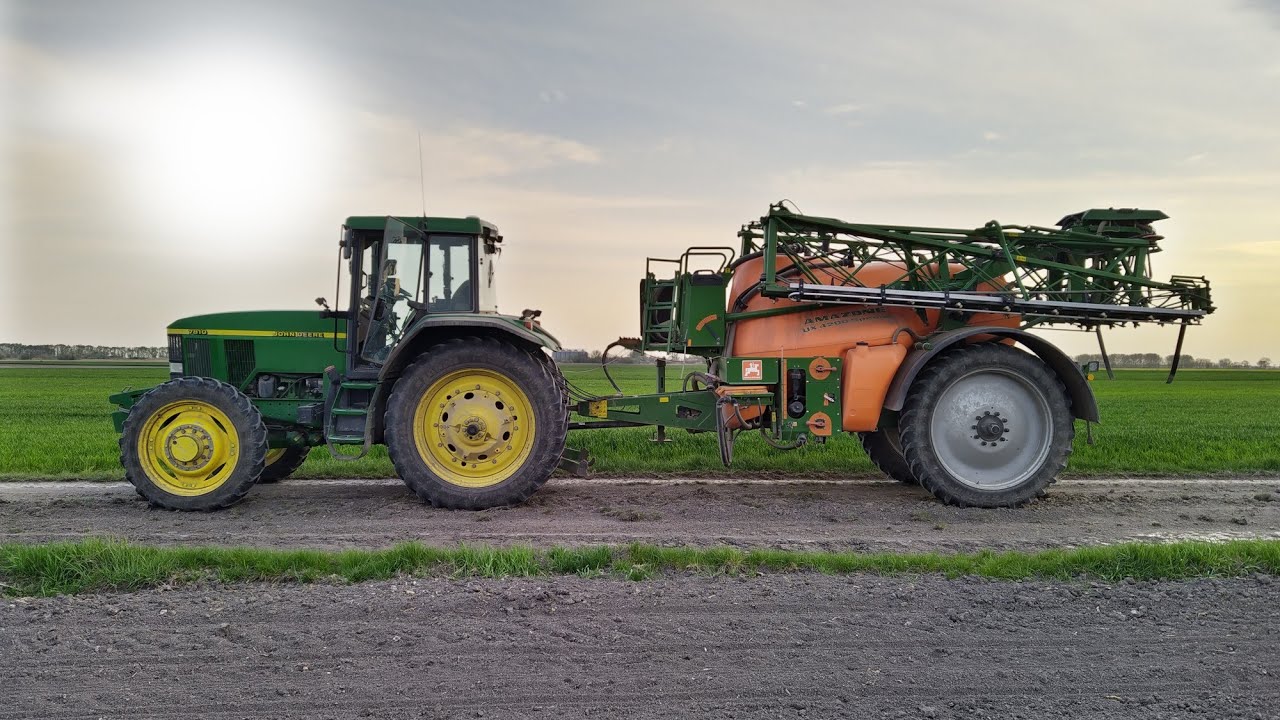 John Deere 7810(Old JD)+Amazone UX 4200 Special 28meter+Trimple CFX 750 RTK