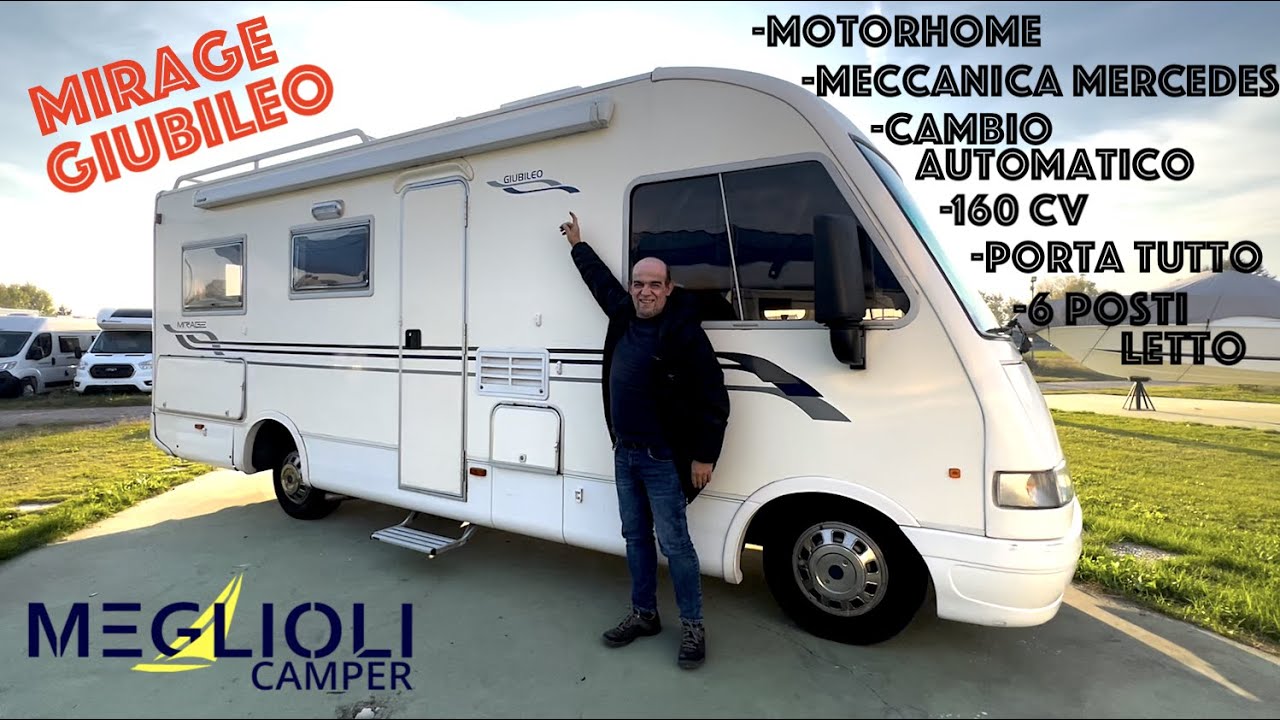Motorhome Mercedes Cambio Automatico 160 Cv - Mirage Giubileo DISPONIBILE Da Meglioli Camper !!!