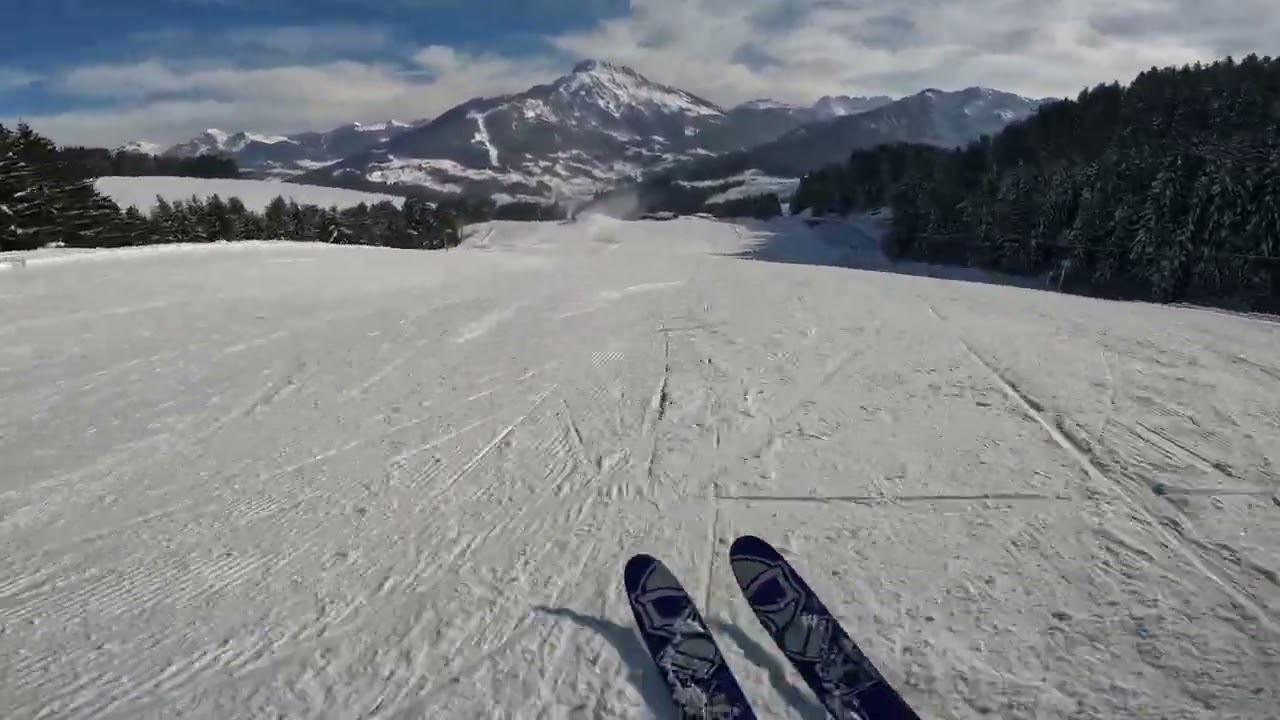 Abondance, station de l'essert, piste du grand fremoux