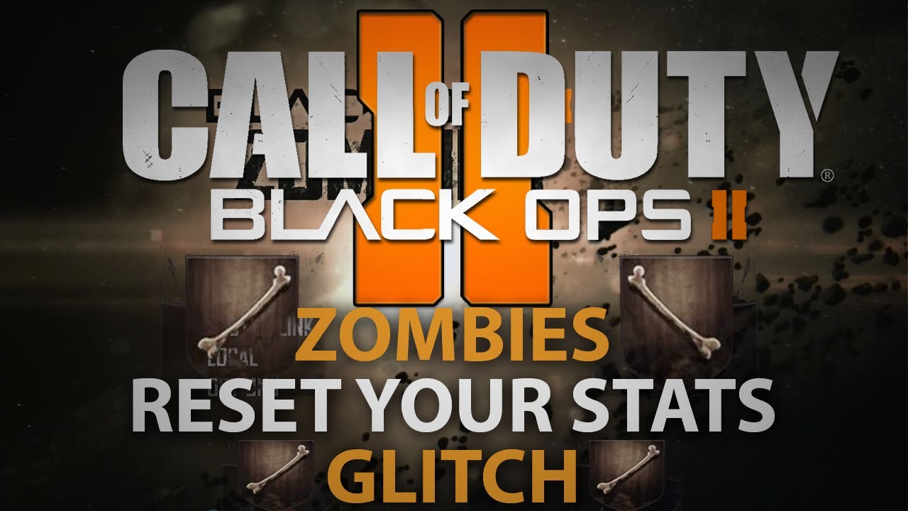 Black Ops 2 - How To Reset Your Stats In Zombies Glitch