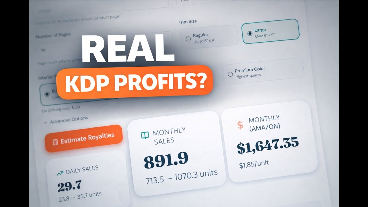 Amazon KDP Royalty Calculator – Estimate Your Book Earnings