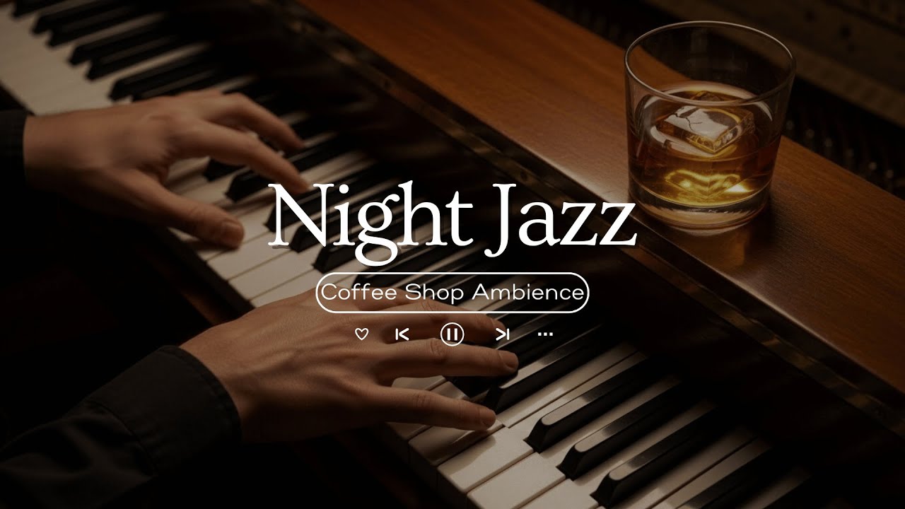 Snowy Cafe Jazz ❄️ - Cozy Winter Jazz Piano With Fireplace Crackling For Relaxation