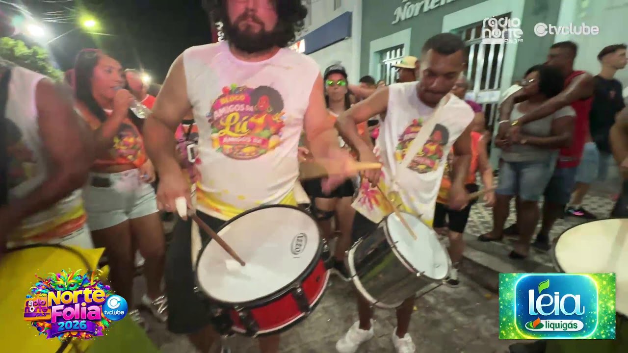 AO VIVO com o Bloco Amigos da Lu - NORTE FOLIA Carnaval 2026 em São José do Norte