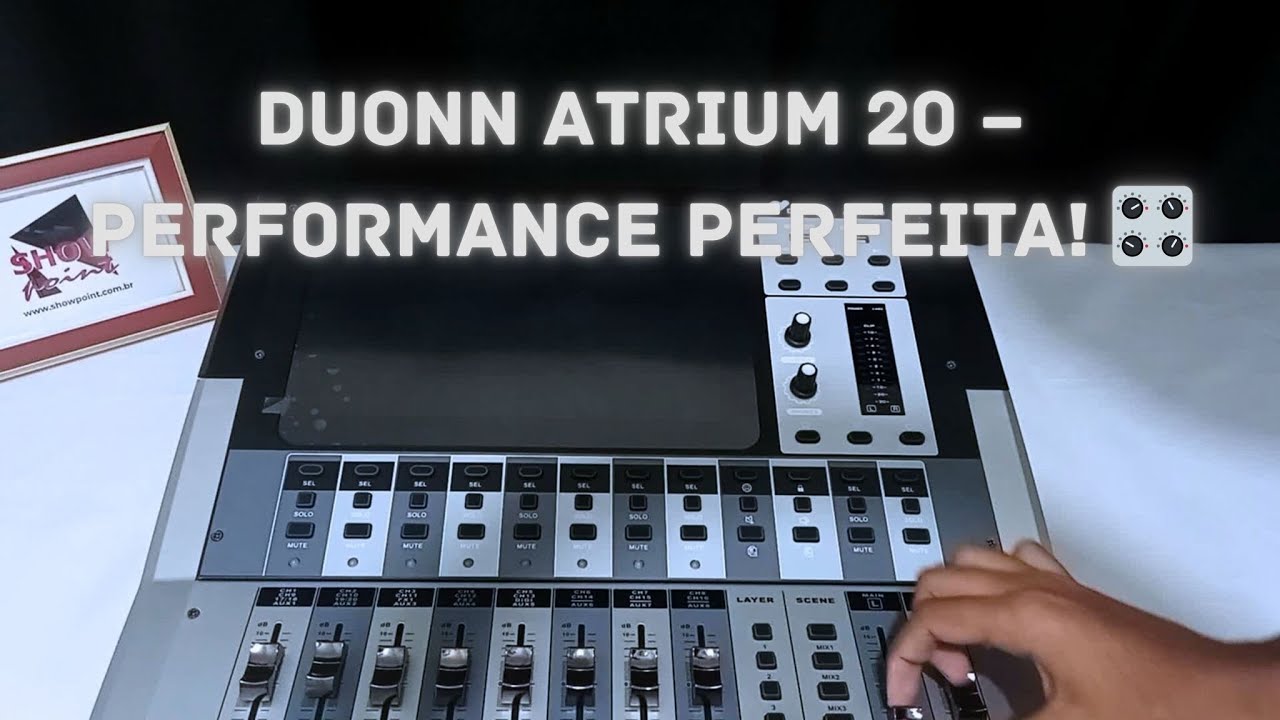 Mesa de Som Duonn Atrium 20 🎛️ShowPoint