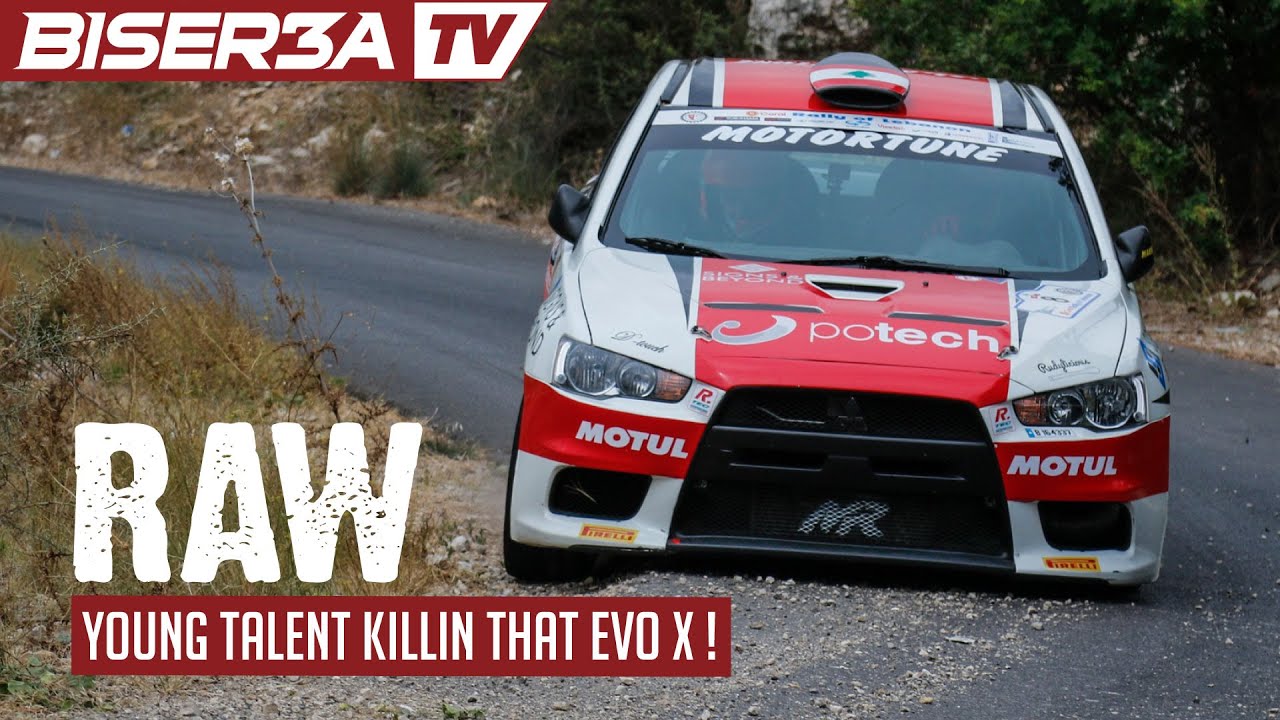 RAW // Young Talent Alex Feghali At the Rally Of Lebanon 2022 on board his EVO X GROUP N