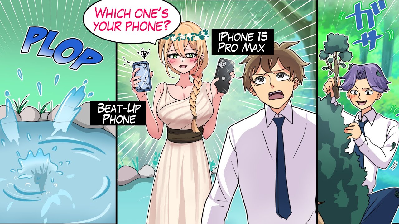 Dropped My Phone in the School Pond, Met a Goddess with Two Phones!