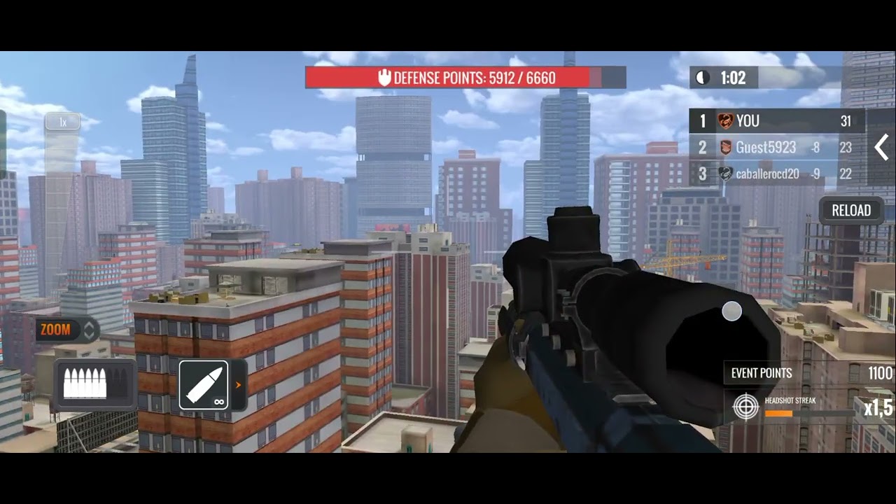 Game Sniper 3D Battle VS AI